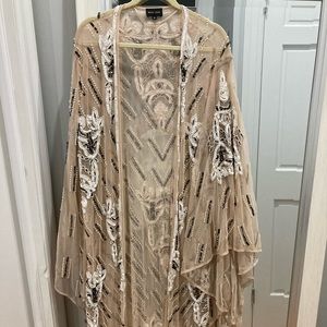 Peace + Love sequined kaftan